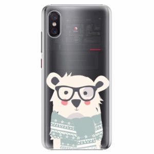 Plastový kryt iSaprio - Bear with Scarf - Xiaomi Mi 8 Pro