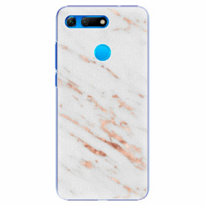 Plastový kryt iSaprio - Rose Gold Marble - Huawei Honor View 20