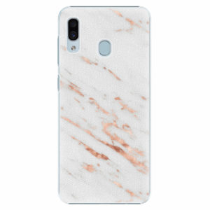 Plastový kryt iSaprio - Rose Gold Marble - Samsung Galaxy A30