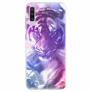 Plastový kryt iSaprio - Purple Tiger - Samsung Galaxy A70