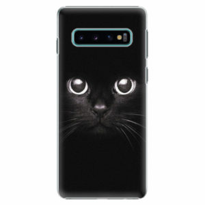 Plastový kryt iSaprio - Black Cat - Samsung Galaxy S10