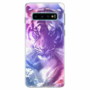 Plastový kryt iSaprio - Purple Tiger - Samsung Galaxy S10
