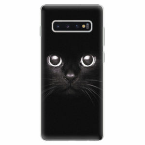 Plastový kryt iSaprio - Black Cat - Samsung Galaxy S10+