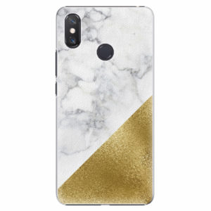 Plastový kryt iSaprio - Gold and WH Marble - Xiaomi Mi Max 3