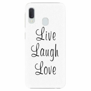 Plastový kryt iSaprio - Live Laugh Love - Samsung Galaxy A20e