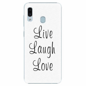 Plastový kryt iSaprio - Live Laugh Love - Samsung Galaxy A30
