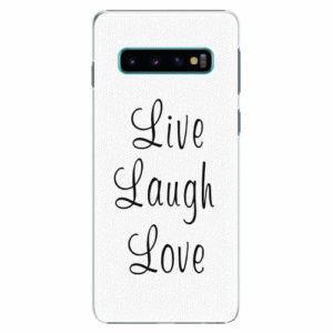 Plastový kryt iSaprio - Live Laugh Love - Samsung Galaxy S10