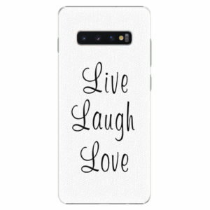 Plastový kryt iSaprio - Live Laugh Love - Samsung Galaxy S10+