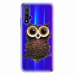 Plastový kryt iSaprio - Owl And Coffee - Huawei Honor 20