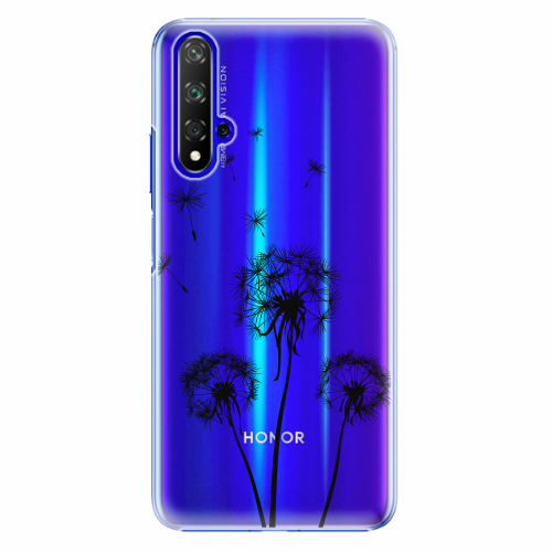Plastový kryt iSaprio - Three Dandelions - black - Huawei Honor 20 Plastový kryt iSaprio - Three Dandelions - black - Huawei Honor 20