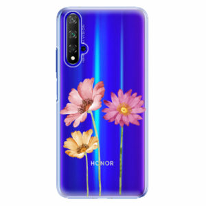 Plastový kryt iSaprio - Three Flowers - Huawei Honor 20