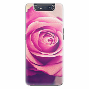 Plastový kryt iSaprio - Pink Rose - Samsung Galaxy A80