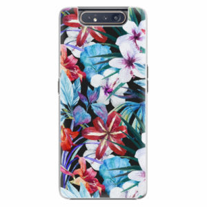 Plastový kryt iSaprio - Tropical Flowers 05 - Samsung Galaxy A80
