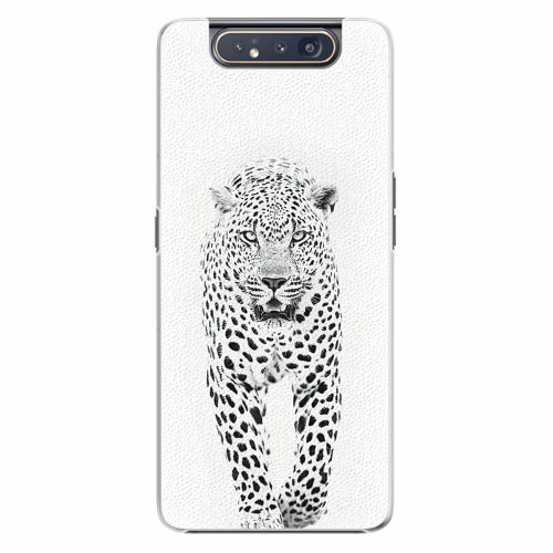 Plastový kryt iSaprio - White Jaguar - Samsung Galaxy A80 Plastový kryt iSaprio - White Jaguar - Samsung Galaxy A80