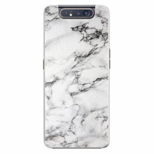 Plastový kryt iSaprio - White Marble 01 - Samsung Galaxy A80