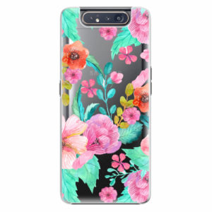 Plastový kryt iSaprio - Flower Pattern 01 - Samsung Galaxy A80