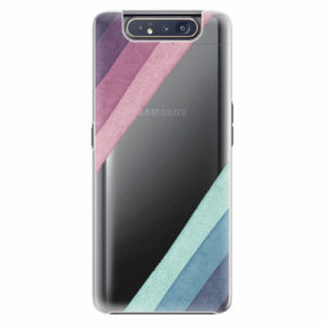 Plastový kryt iSaprio - Glitter Stripes 01 - Samsung Galaxy A80