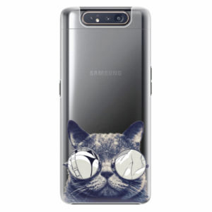 Plastový kryt iSaprio - Crazy Cat 01 - Samsung Galaxy A80