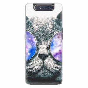 Plastový kryt iSaprio - Galaxy Cat - Samsung Galaxy A80