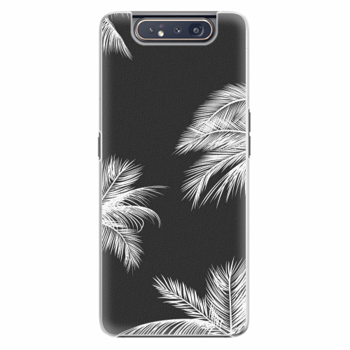 Plastový kryt iSaprio - White Palm - Samsung Galaxy A80 Plastový kryt iSaprio - White Palm - Samsung Galaxy A80