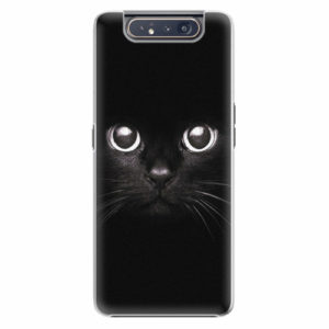 Plastový kryt iSaprio - Black Cat - Samsung Galaxy A80