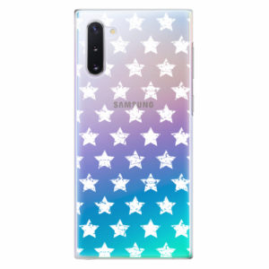 Plastový kryt iSaprio - Stars Pattern - white - Samsung Galaxy Note 10