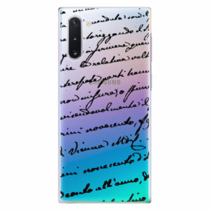 Plastový kryt iSaprio - Handwriting 01 - black - Samsung Galaxy Note 10