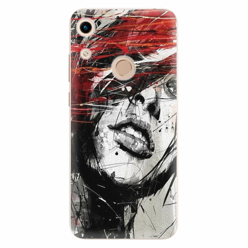 Silikonové pouzdro iSaprio - Sketch Face - Huawei Honor 8A Silikonové pouzdro iSaprio - Sketch Face - Huawei Honor 8A