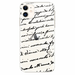 Plastový kryt iSaprio - Handwriting 01 - black - iPhone 11