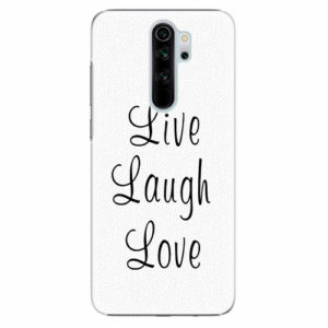 Plastový kryt iSaprio - Live Laugh Love - Xiaomi Redmi Note 8 Pro