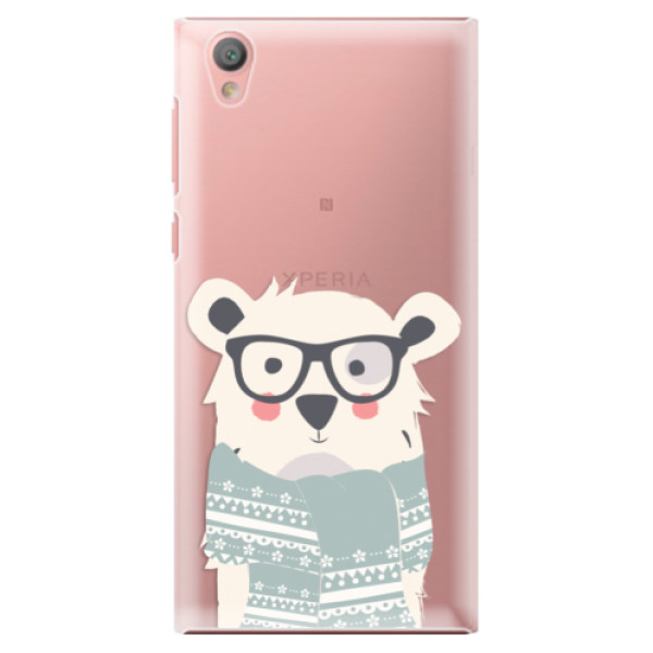 Plastové pouzdro iSaprio - Bear with Scarf - Sony Xperia L1 Plastové pouzdro iSaprio - Bear with Scarf - Sony Xperia L1