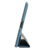 Kožený kryt / pouzdro Smart Cover pro iPad 2 / 3 / 4 modrý