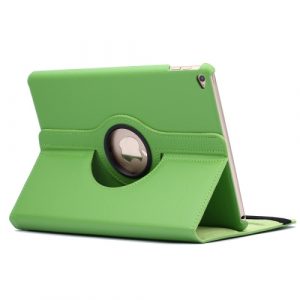 Kožený kryt / pouzdro Smart Cover Rotation Litchi pro iPad Air 2 zelený