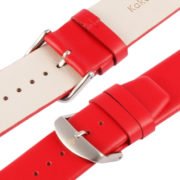 Kožený pásek / řemínek Kakapi pro Apple Watch 38mm červený