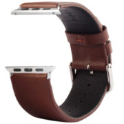 Kožený pásek / řemínek Kakapi pro Apple Watch 38mm hnědý