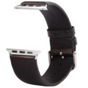 Kožený pásek / řemínek Kakapi pro Apple Watch 38mm černý