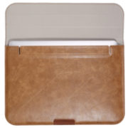 Kožené pouzdro / kryt Rock Stylish pro MacBook Air 11 hnědé
