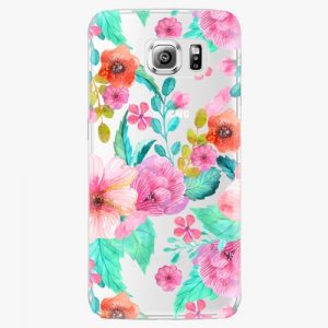 Plastový kryt iSaprio - Flower Pattern 01 - Samsung Galaxy S6 Edge