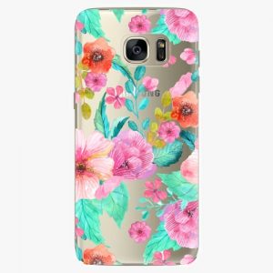 Plastový kryt iSaprio - Flower Pattern 01 - Samsung Galaxy S7 Edge