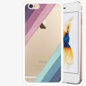 Plastový kryt iSaprio - Glitter Stripes 01 - iPhone 6/6S - Gold