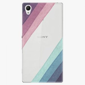 Plastový kryt iSaprio - Glitter Stripes 01 - Sony Xperia Z1