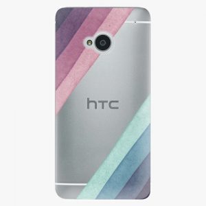 Plastový kryt iSaprio - Glitter Stripes 01 - HTC One M7