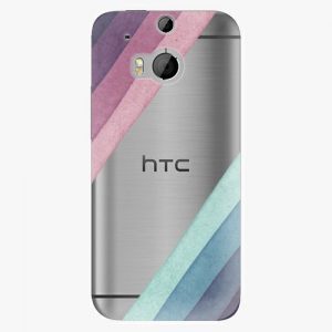 Plastový kryt iSaprio - Glitter Stripes 01 - HTC One M8