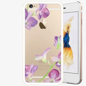 Plastový kryt iSaprio - Purple Orchid - iPhone 6 Plus/6S Plus - Gold