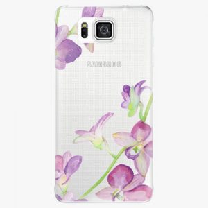 Plastový kryt iSaprio - Purple Orchid - Samsung Galaxy Alpha