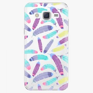 Plastový kryt iSaprio - Feather Pattern 01 - Samsung Galaxy Core Prime