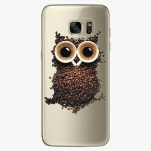 Plastový kryt iSaprio - Owl And Coffee - Samsung Galaxy S7