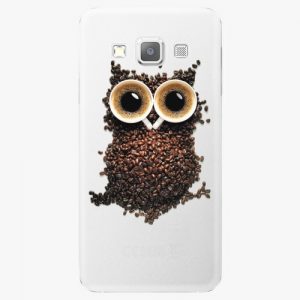 Plastový kryt iSaprio - Owl And Coffee - Samsung Galaxy A3
