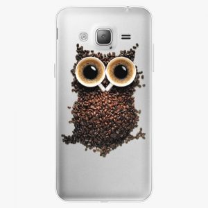 Plastový kryt iSaprio - Owl And Coffee - Samsung Galaxy J3 2016