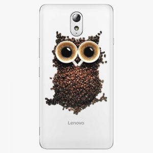 Plastový kryt iSaprio - Owl And Coffee - Lenovo P1m